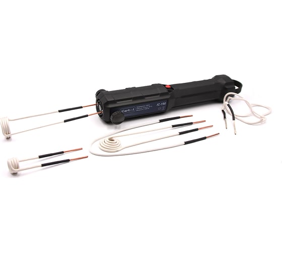 Изображение товара Индукционный беcпламенный нагреватель iCartool нагрев до 800⁰С, 1 кВт, 5 шт насадок IC-190