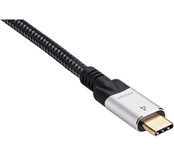 Изображение товара Кабель VCOM usb4 type cm - type cm 5k 60hz 8k 30hz 40gbps pd 240w 1.2m CU560-1.2M