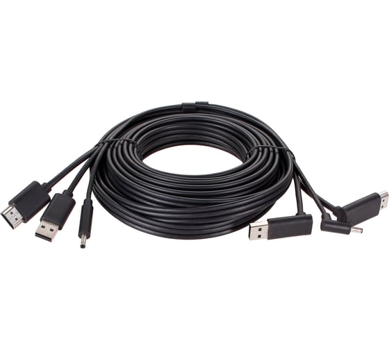 Изображение товара Кабель VCOM vr 3 parallel для htc vive hdmi 4k 30hz 5m cu416-5m CU416-5.0
