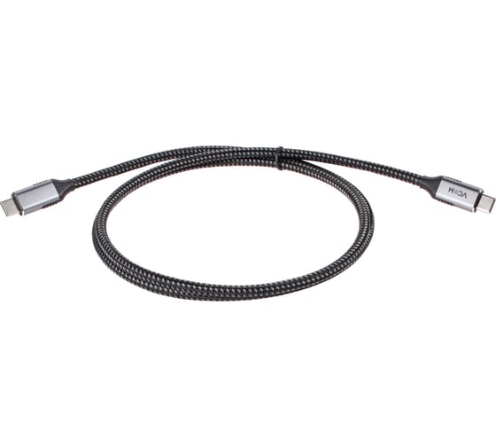 Изображение товара Кабель VCOM usb3.2 gen2x2 cm - cm 20gbs 100wt 4k 60hz all shell 1m CU420M-1M