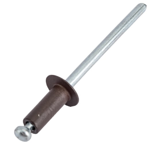 Изображение товара Заклепки вытяжные алюминиевые (50 шт; RAL 8017; 4x10 мм) КОБАЛЬТ 911-024