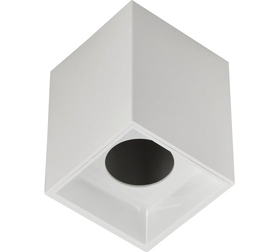 Изображение товара Накладной потолочный светильник IEK 4112 gu10, белый, пластик LT-UPB0-4112-GU10-1-K01