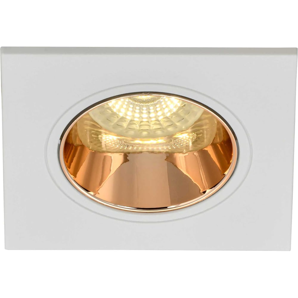 Изображение товара Встраиваемый поворотный светильник IEK 4107 gu10 белый/золото, пластик LT-UVB0-4107-GU10-1-K22