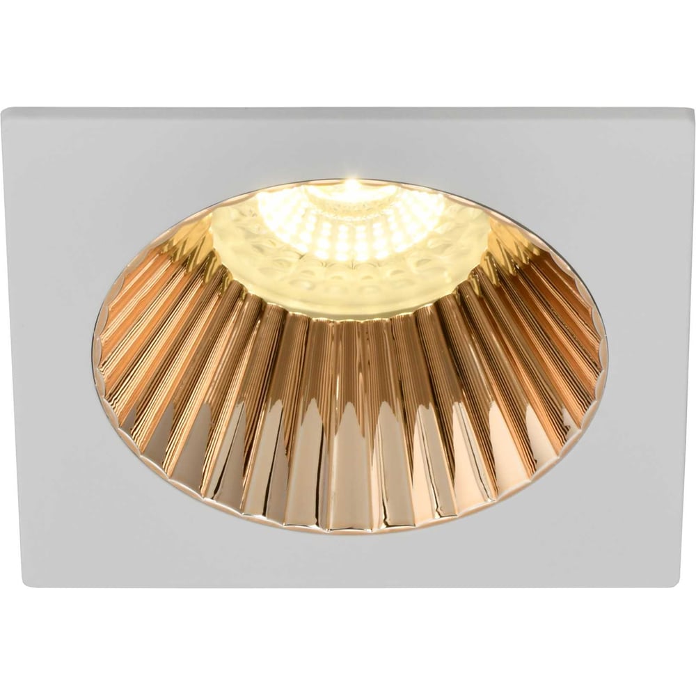 Изображение товара Встраиваемый поворотный светильник IEK 4109 GU10 белый/золото