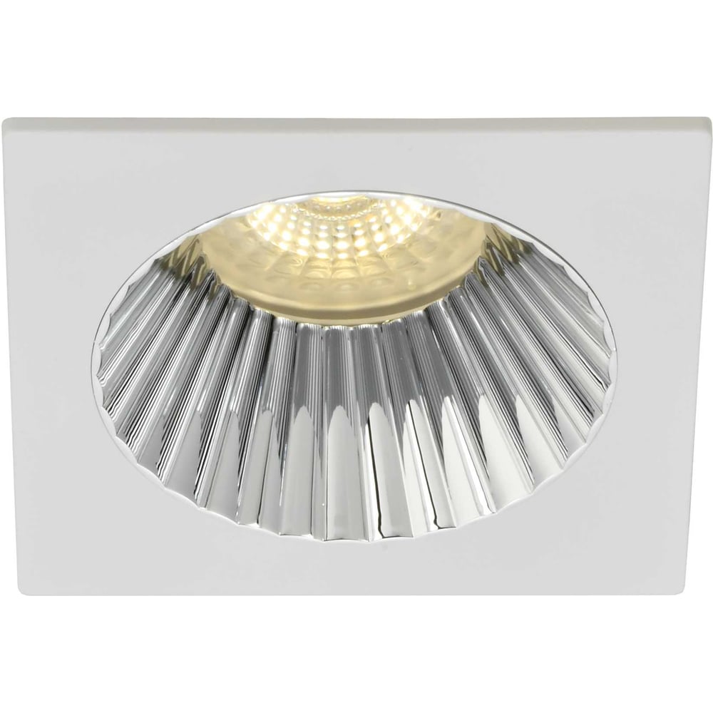 Изображение товара Встраиваемый поворотный светильник IEK 4109 GU10 белый/хром