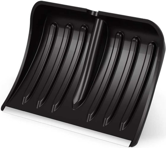 Изображение товара Лопата для снега ЗПИ «Альтернатива» Комфорт 350x470 мм, диаметр 32 мм, с наконечником, без черенка М8824