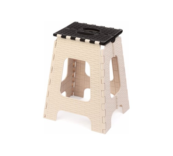 Изображение товара Табурет ЗПИ «Альтернатива» Плетенка большой, складной, бежево-коричневый М7093