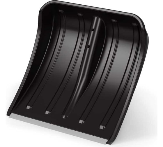 Изображение товара Лопата для снега ЗПИ «Альтернатива» Классика 375x375 мм, диаметр 32 мм, с наконечником, без черенка М8813