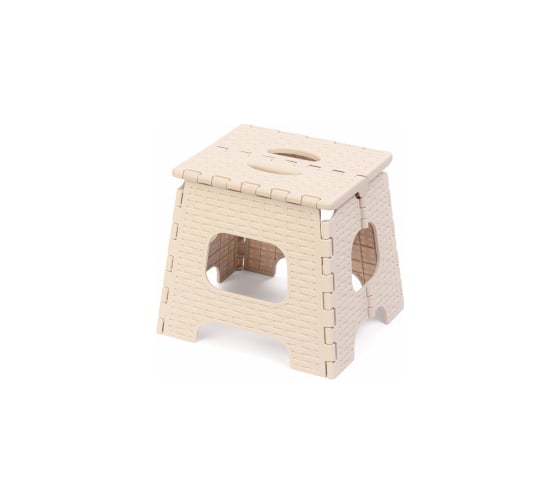 Изображение товара Табурет ЗПИ «Альтернатива» Плетенка малый, складной, бежевый М7096