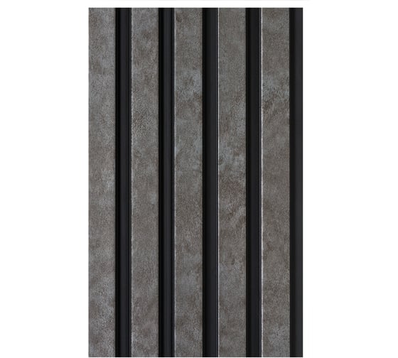 Изображение товара Стеновая панель Decor-Dizayn "Грани" ударопрочная, влагостойкая, под покраску 150x10x3000 мм 904-69