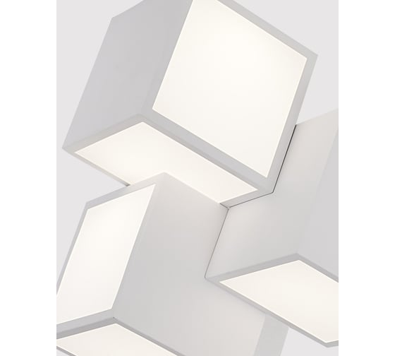 Изображение товара Потолочная светодиодная люстра Schaffner Habla 2821-480, цвет белый. Люстра с пультом управления, освещение до 12 кв.м, мощность 84 Вт Habla 2821-480 WH