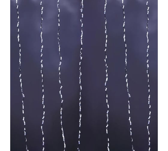 Изображение товара Светодиодная гирлянда Neon-Night дождь с возможностью управления 3 секции 672LED белый 245-335