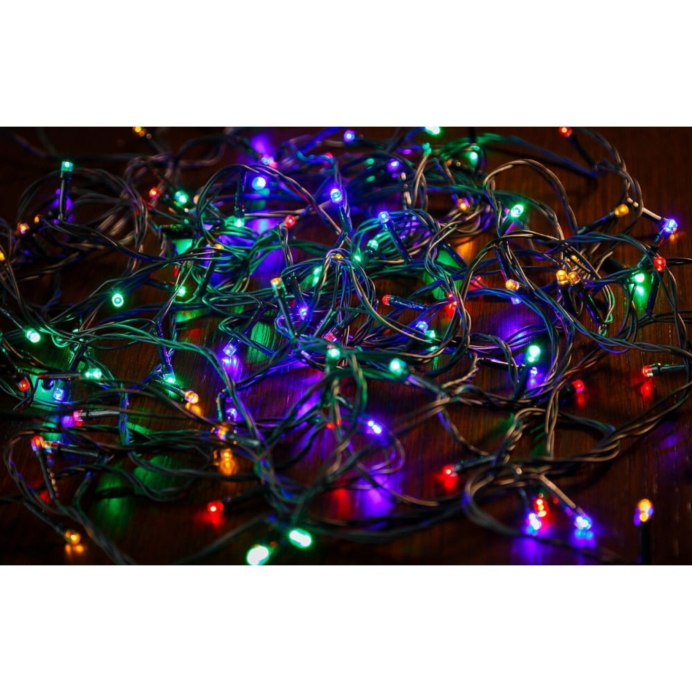 фото Светодиодная гирлянда neon-night твинкл-лайт 8 режимов, 20м, 160 led, мультиколор 303-119
