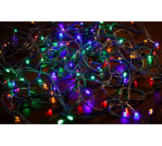 Изображение товара Светодиодная гирлянда-нить Neon-Night 8 режимов, 20м, 160 LED, мультиколор 303-119