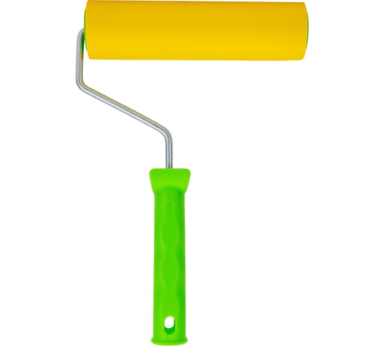 Изображение товара Прижимной резиновый валик с ручкой, 180 мм, D ручки - 6 мм СИБРТЕХ 81034