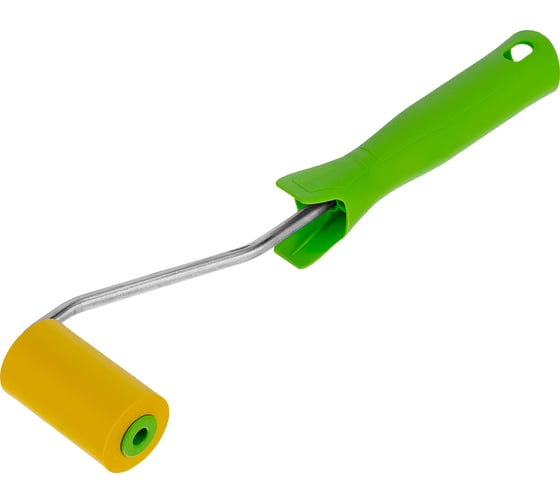 Изображение товара Прижимной резиновый валик с ручкой, 50 мм, D ручки - 6 мм СИБРТЕХ 81032