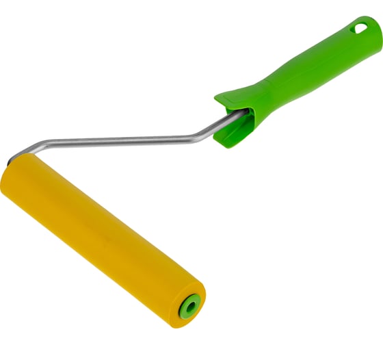 Изображение товара Прижимной резиновый валик с ручкой, 150 мм, D ручки - 6 мм СИБРТЕХ 81033