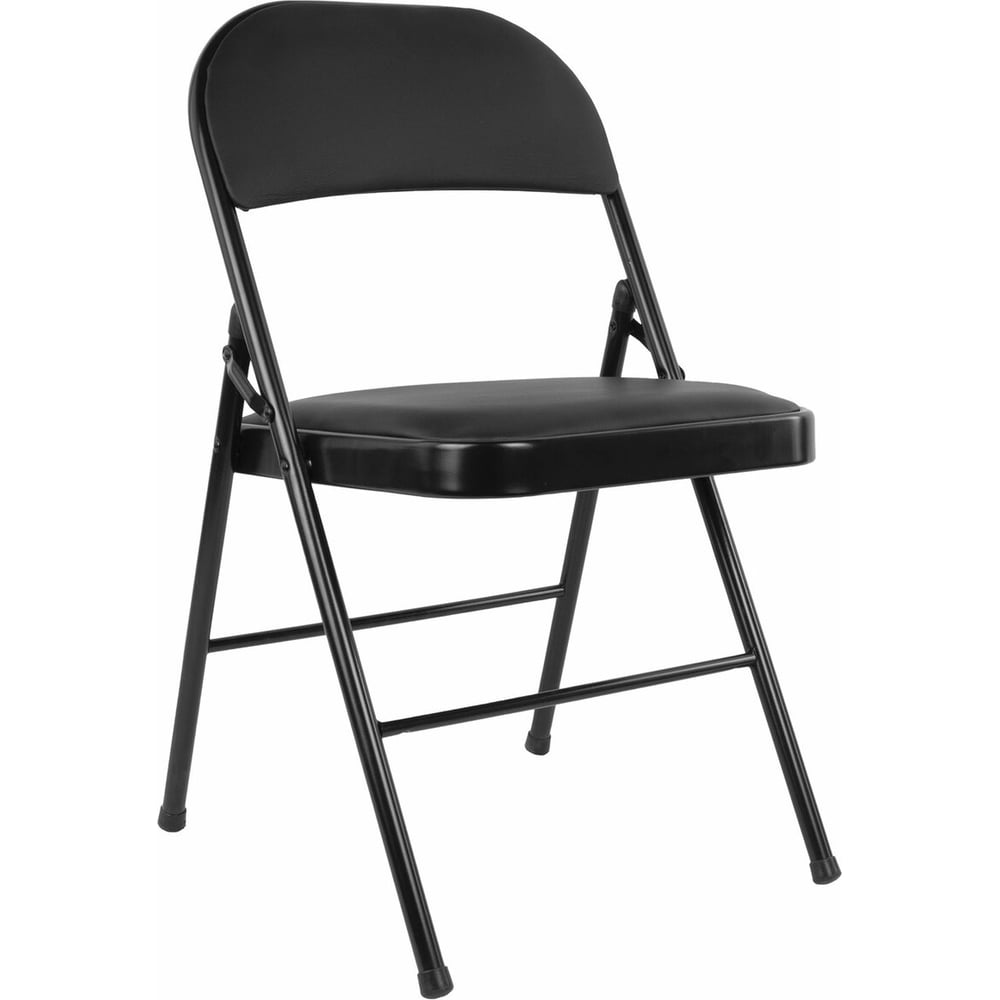 Изображение товара Складной стул для дома и офиса BRABIX Golf Plus CF-003 Черный кожзам