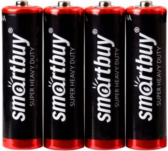 Изображение товара Батарейка Smartbuy солевая r6/4s (60/600) упаковка 4 шт. SBBZ-2A04S