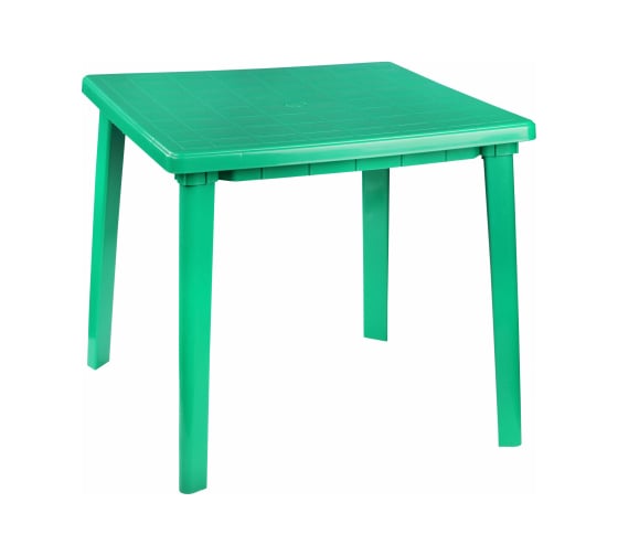 Изображение товара Стол ЗПИ «Альтернатива» 800x800x740 мм, квадратный, зеленый М2596