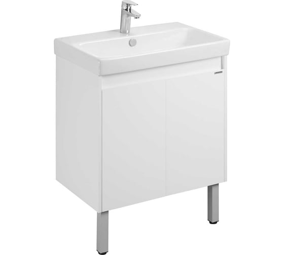 Изображение товара Тумба AQUATON Сканди Doors 70 Белый глянец/Белый матовый (без умывальника Адриана-70) 00085323