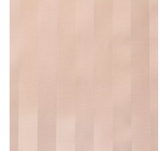Изображение товара Штора в ванную Этель в полоску цвет бежевый, 180x200 см, 80гр/м2, 100% полиэстер 9748881