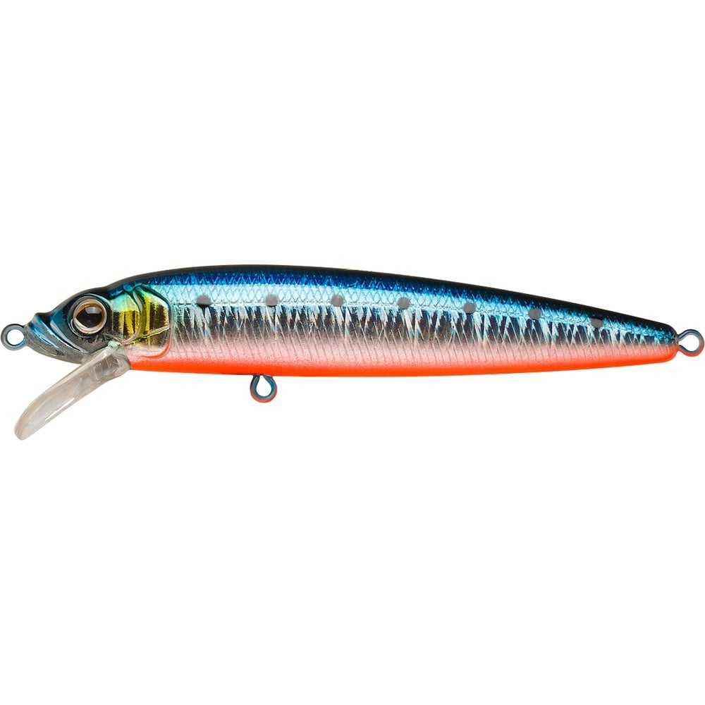 Изображение товара Воблер Strike Pro Alpha Minnow 95 цвет A234-SBO-LU Blue Back Silver OB Fluo для хищной рыбы