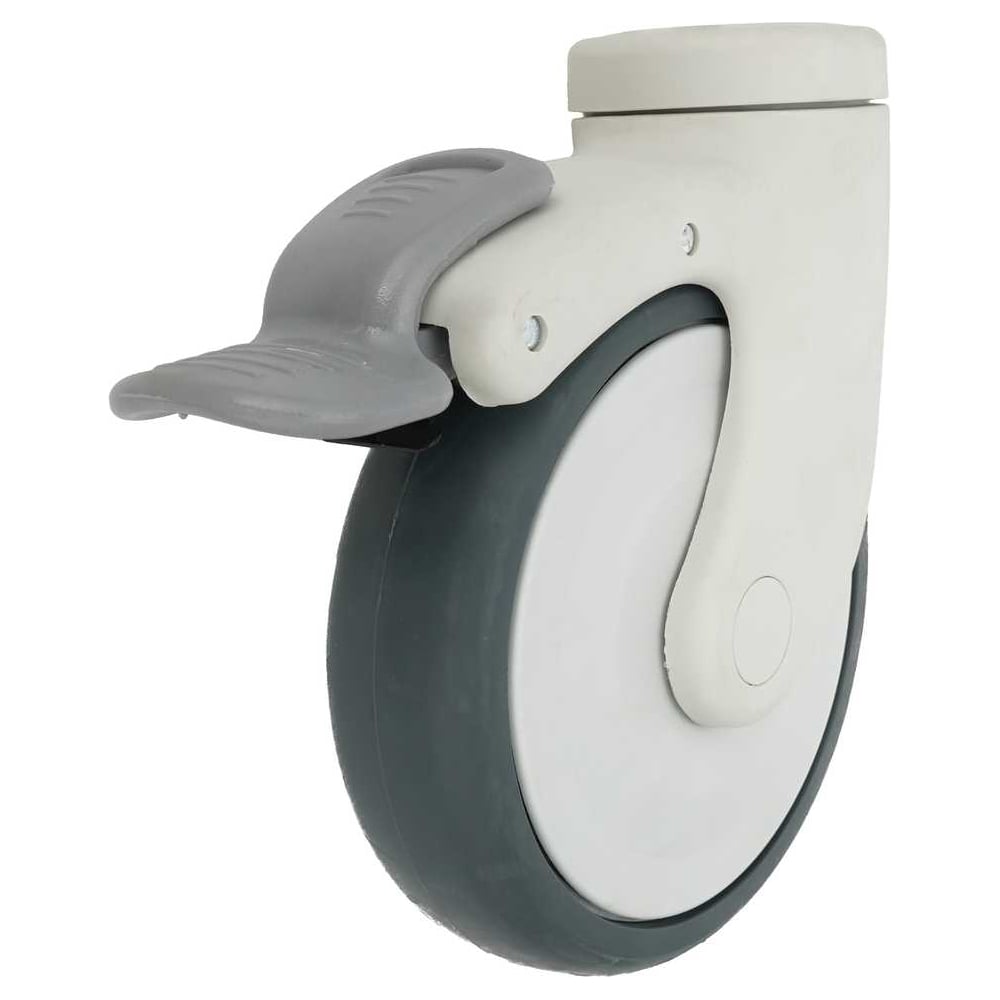 Изображение товара Колесо с кронштейном и тормозом 125 мм EMES EC04MBT125X32F10