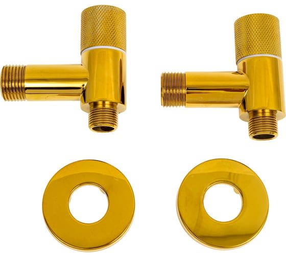 Изображение товара Латунные угловые запорные кран-вентили для подключения смесителя Wellsee Drainage System 182148001