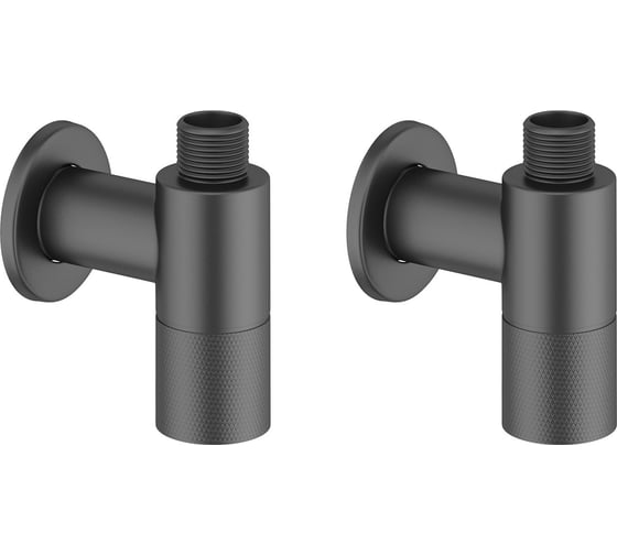 Изображение товара Латунные угловые запорные кран-вентили для подключения смесителя Drainage System Wellsee 182147001