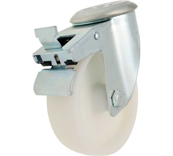 Изображение товара Колесо с кронштейном, креплением под болт и тормозом 125 мм EMES EM04ZKZ125X375F