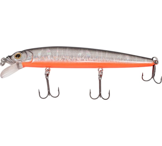 Изображение товара Воблер Strike Pro Alpha Minnow 115 цвет: A70-613-SBO Double Silver/Smoked EG-033F#A70-613-SBO