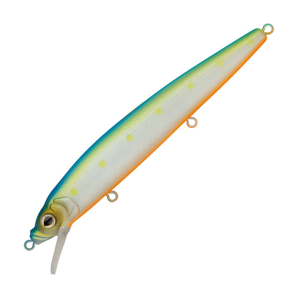 Изображение товара Воблер Strike Pro Alpha Minnow 115 мм S056C Blue Mat Transparent Milk