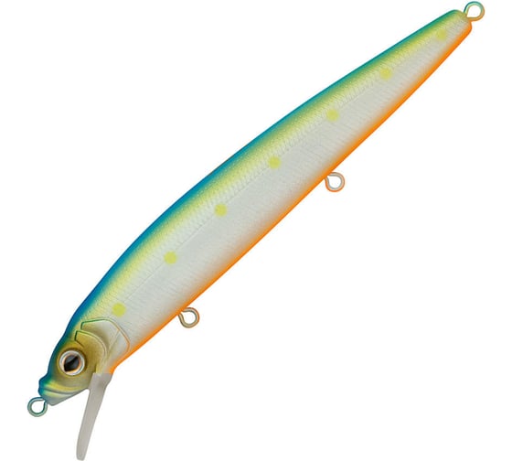 Изображение товара Воблер Strike Pro Alpha Minnow 115 цвет: S056C Blue Mat Transparent Milk EG-033F#S056C