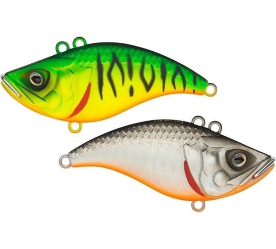 Изображение товара Воблер Strike Pro Flap Jack 40 цвет: GC01S/A70-713 Double Black Silver OB/Mat Tiger EG-128A#GC01S/A70-713S