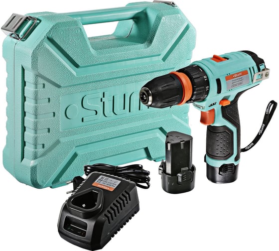 Изображение товара Аккумуляторная дрель-шуруповерт Sturm CD3212SC