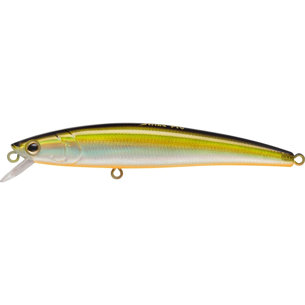 Изображение товара Воблер Strike Pro Arc Minnow 105F цвет 612T Natural Shad Silver