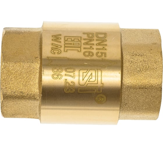 Изображение товара Обратный пружинный клапан STI 15 NEW латунь ТТ000014777