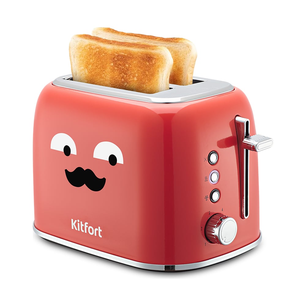 Тостер KITFORT холодильник kitfort кт 3163 1 красный
