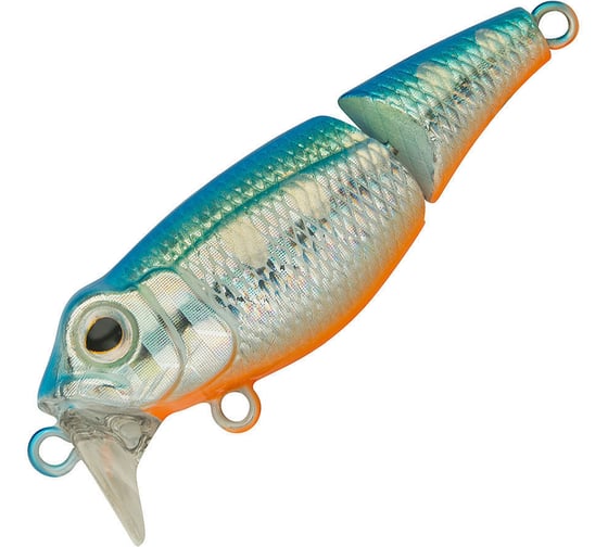 Изображение товара Воблер Strike Pro Pygmy Jointed 40 цвет: A150-713 UV Blue Silver OB EG-073J#A150-713