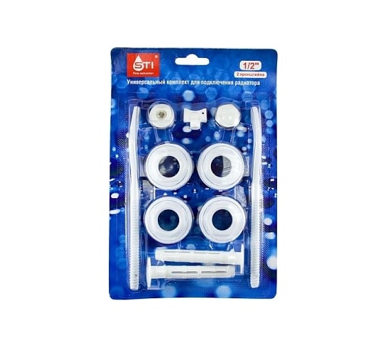 Изображение товара Переходной комплект STI 1"х1/2" в блистере с 2 кронштейнами Т0000001122