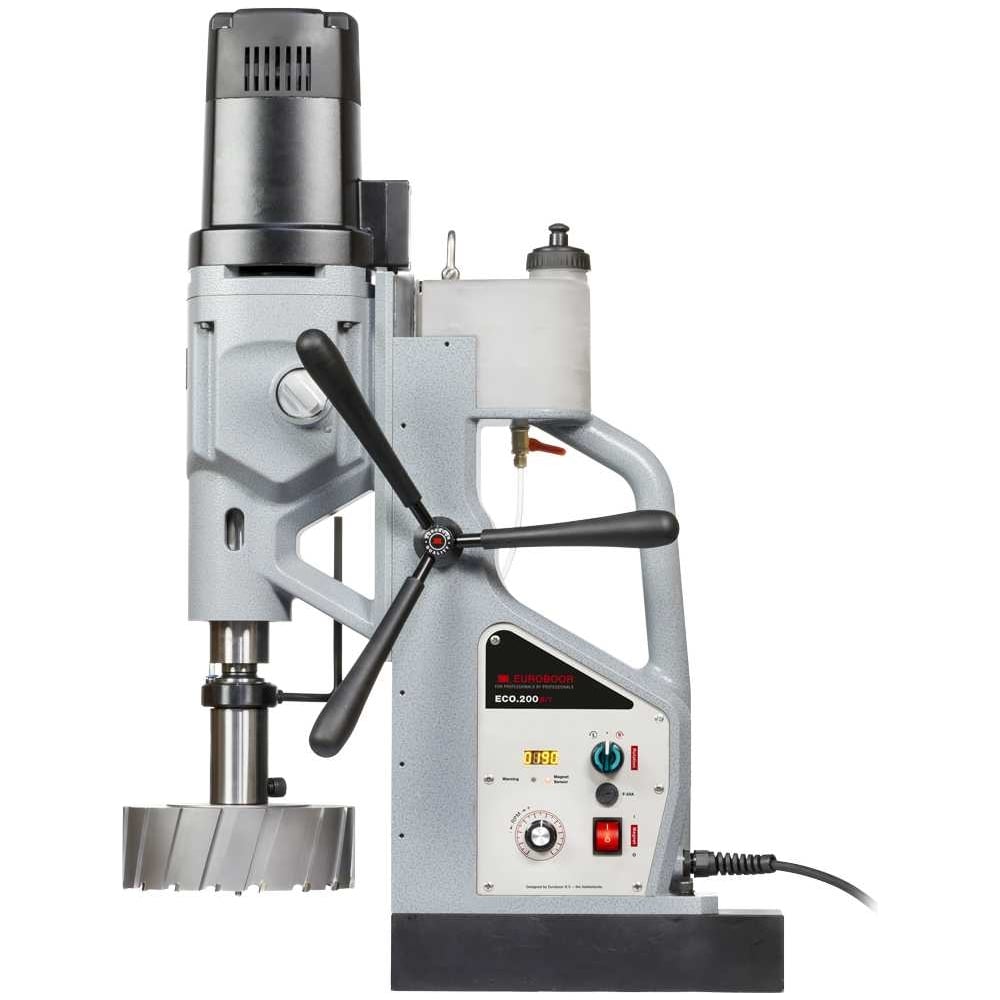 Изображение товара Профессиональный магнитный сверлильный станок EUROBOOR ECO.200S/T с мощностью 2750Вт и магнитной ос