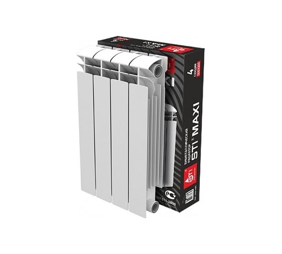 Изображение товара Радиатор STI BIMETAL MAXI 500/100 6 секций ТТ000014707