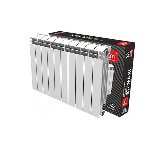 Изображение товара Радиатор STI BIMETAL MAXI 500/100 10 секций ТТ000014709