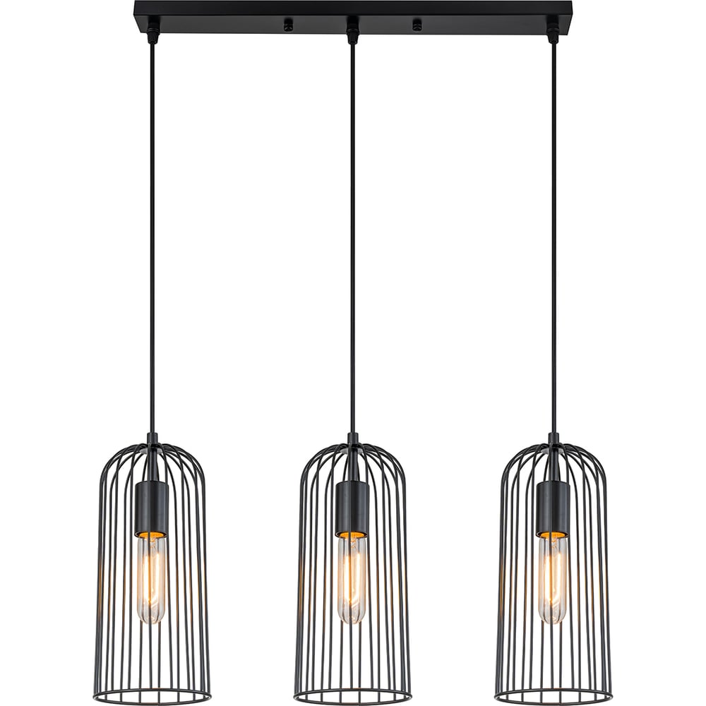 Подвесной светильник ESCADA E27*60W Black 10198/3S