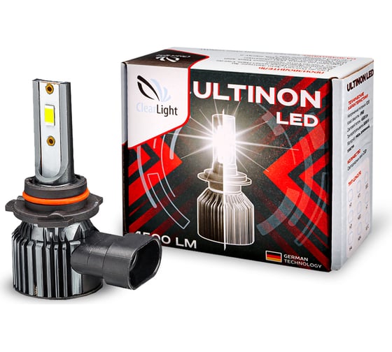 Изображение товара Комплект ламп Clearlight led ultinon hb3 4500 lm (2шт) 5000k CLULTLEDHB3-2
