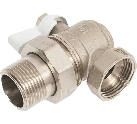 Изображение товара Шаровой кран STI накидная гайка, 25, бабочка, угловой ТТ000014630