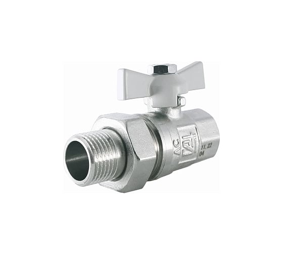 Изображение товара Шаровой кран STI накидная гайка, 15, бабочка 3663