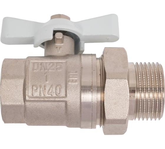 Изображение товара Шаровой кран STI накидная гайка, 25, бабочка 00000003665