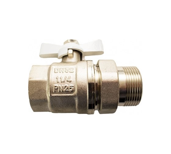 Изображение товара Шаровой кран STI накидная гайка, 32, бабочка Т0000000643